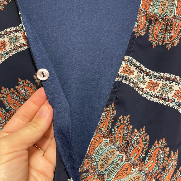 Boho Bell Sleeved Romper - Picture 4 of 4